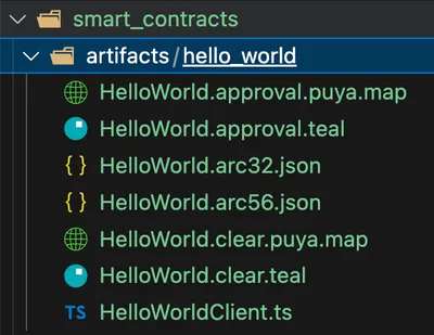 AlgoKit Starter Artifacts